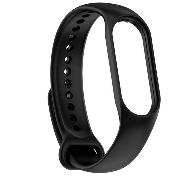 Xiaomi Mi Smart Band 7 gyári okosóra okoskarkötő szilikon szíj fekete